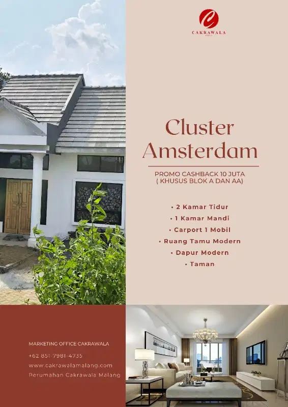 Cluster Amsterdam dengan Fasilitas Premium