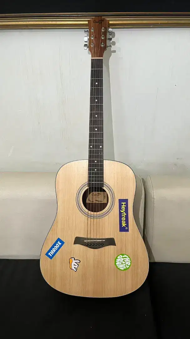 DIJUAL CEPAT (BU) GITAR AKUSTIK COWBOY GW - 240 NA ORIGINAL (SECOND)