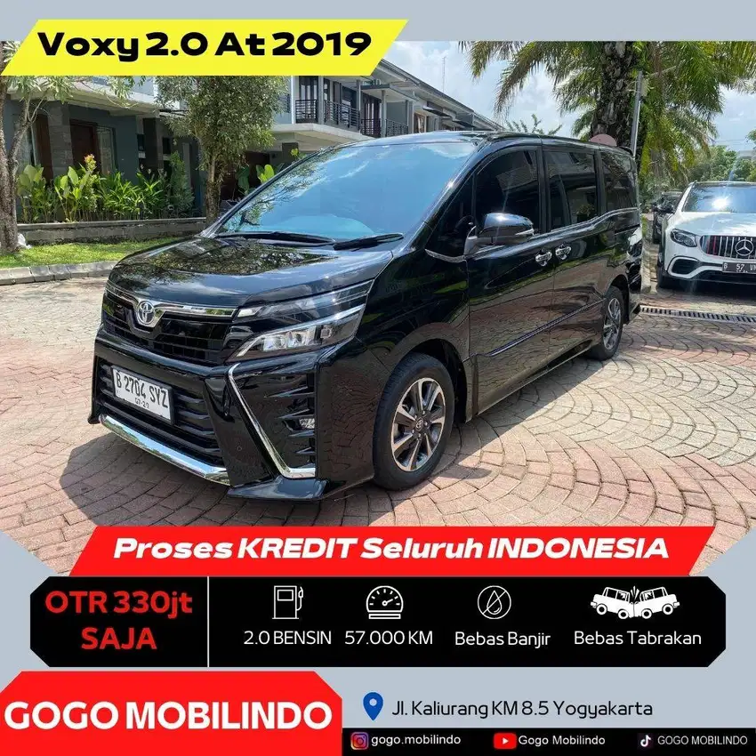 [Dp5jt] Toyota Voxy 2.0 Matic 2019 KM 57rb ISTIMEWA Kredit Murah