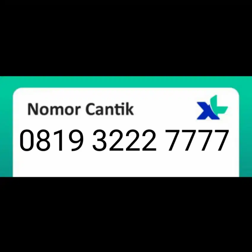 Nomor cantik XL pilihan rapih
