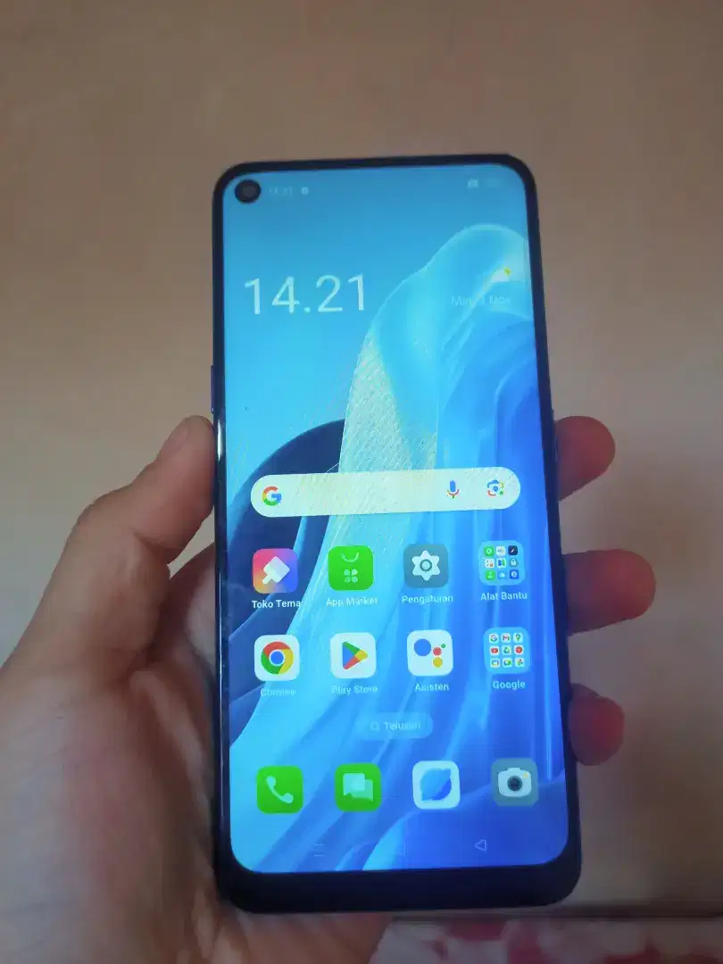 Oppo Reno 7 5G ram 8/256 Blue Seken resmi indo (batangan)