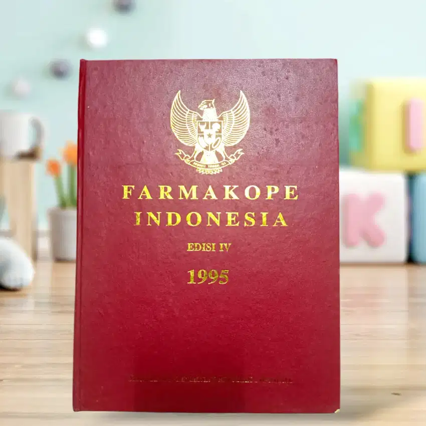 BUKU FARMAКОРЕ INDONESIA EDISI IV 1995 PRELOVED HARDCOVER  ORIGINAL