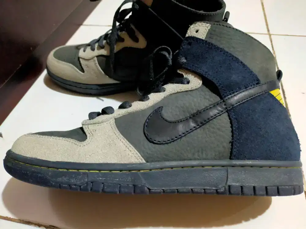 RARE!! Nike Dunk high Blue/gray Japan version