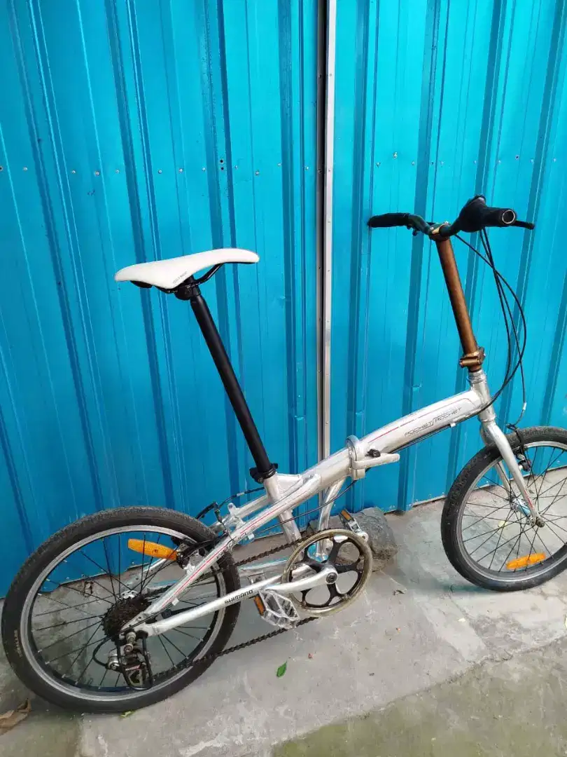 sepeda lipat wimcycle pocket rocket full alloy uk 20 enteng bnget