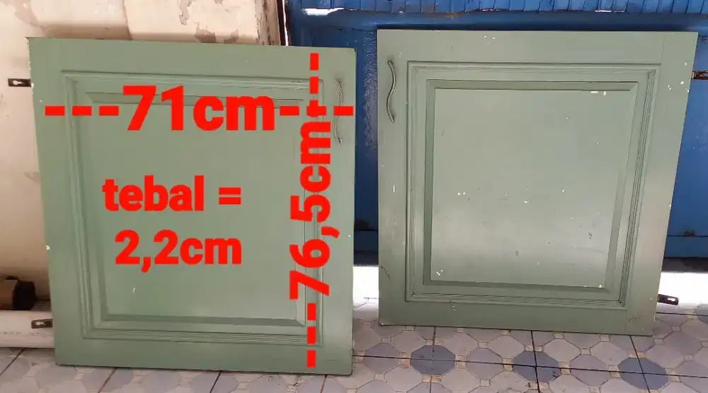 Jendela kayu vintage