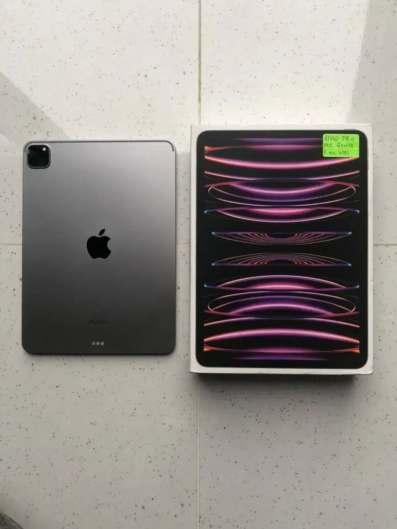 IPad Pro M2 Gen 4 128GB 11 inch Gray mulus Fullset Ori Wifi Only