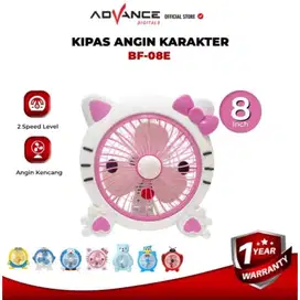 NEW Kipas Angin Karakter Advance BF-08E Karakter Hello Kitty Ori 100%