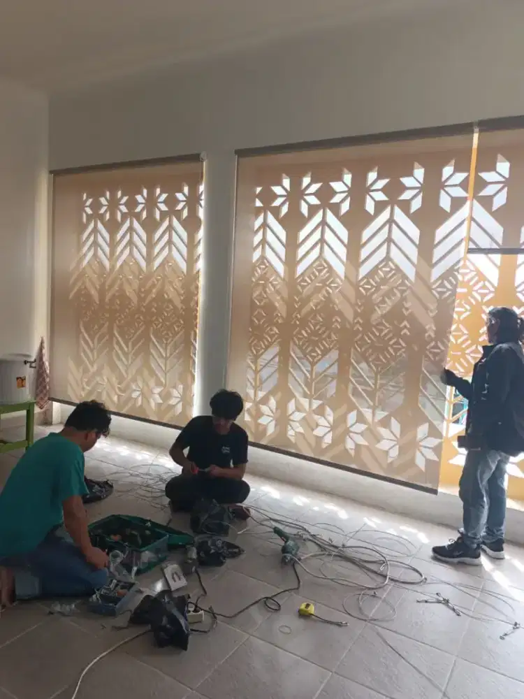 Suntex tirai outdoor anti panas anti hujan