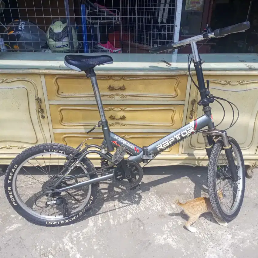 Sepeda Lipat Raptor Xtreme Size 20 Siap Pakai | Folding Bike