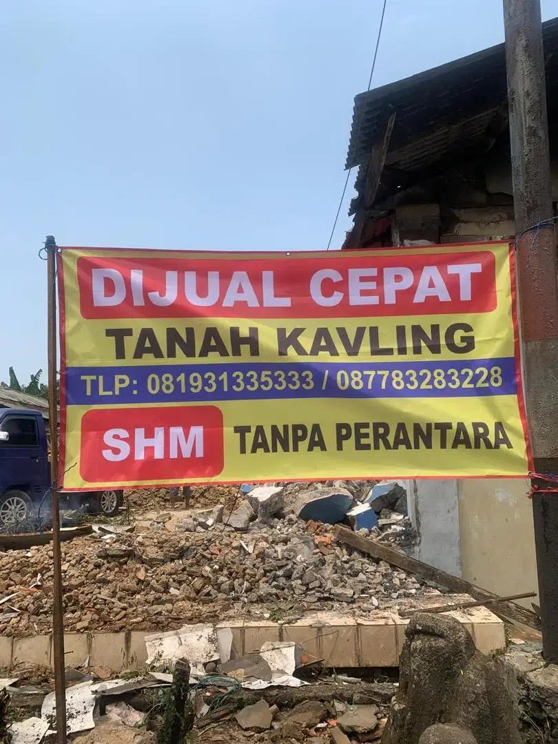 Di jual tanah seluas 870m