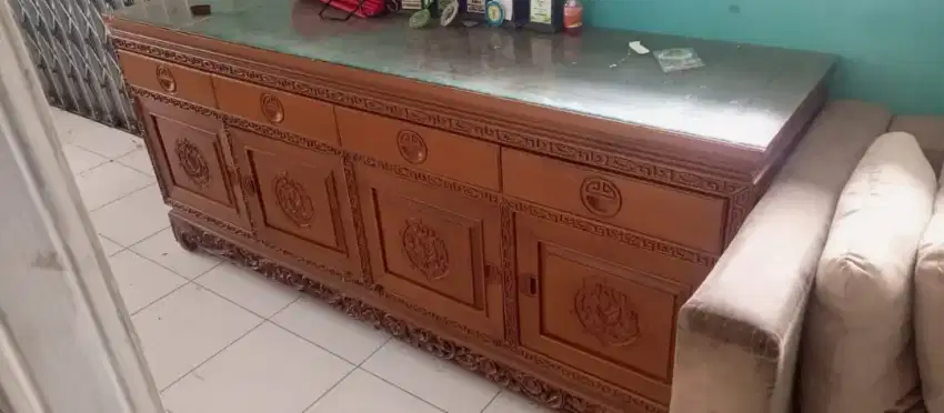 Dijual Buffet TV Dari Kayu Jati