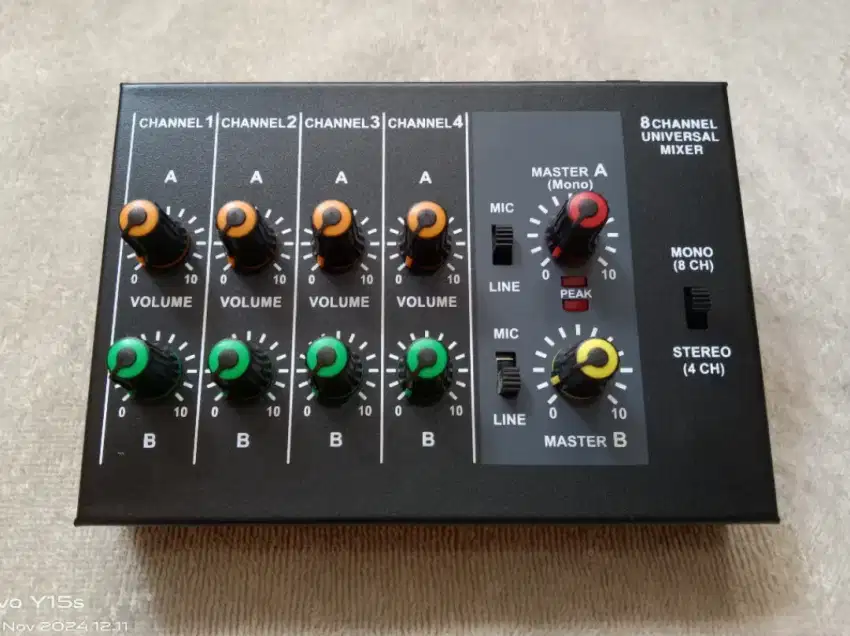 Console Mixer 1Ch to 8Ch (Bisa untuk mixer V8)