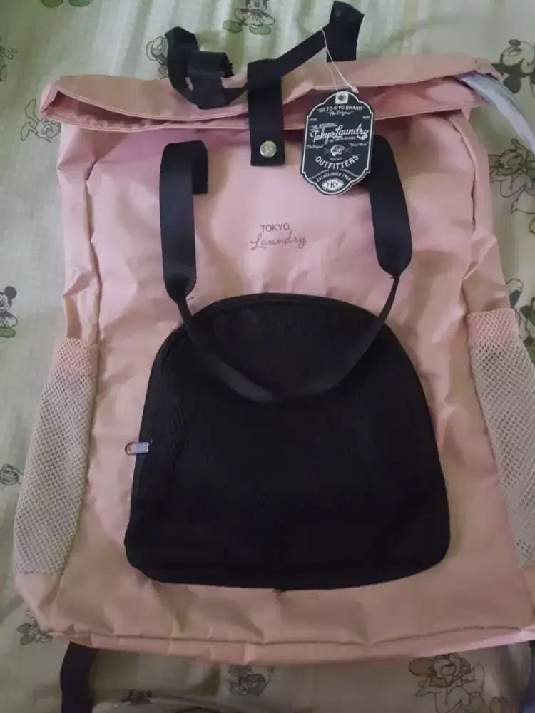 Tas 2 in 1 pink