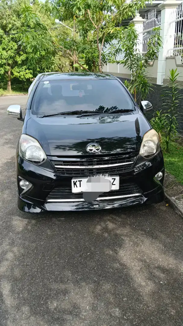 Dijual Agya 2014 TRD Matic hitam 70.000km mulus