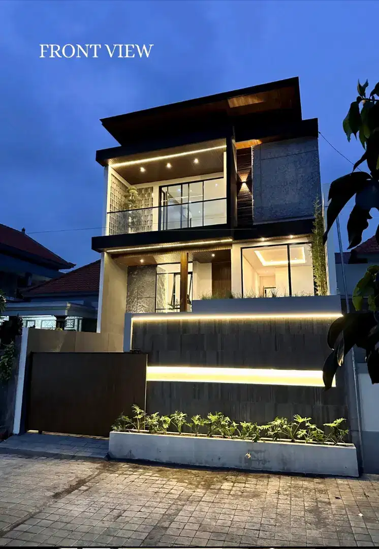 Rumah Baru Modern Mewah Di Kebo Iwa Gatsu Barat Dkt McD Tunjung Sari