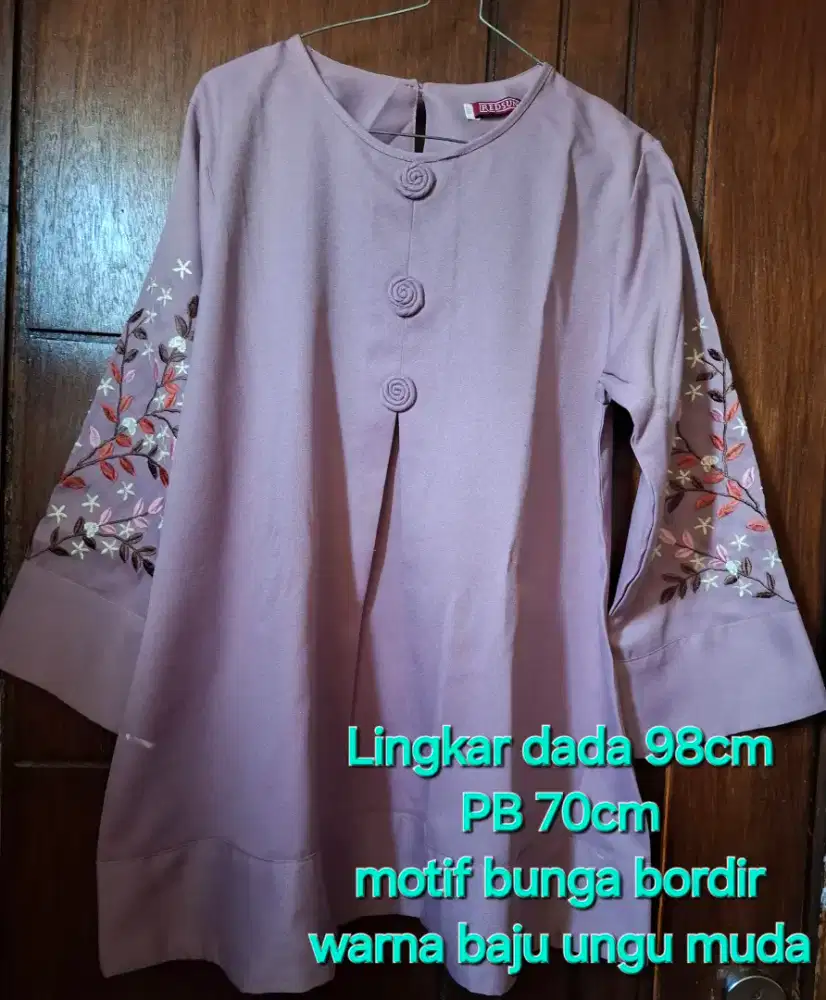 Preloved atasan top blouse wanita bordir