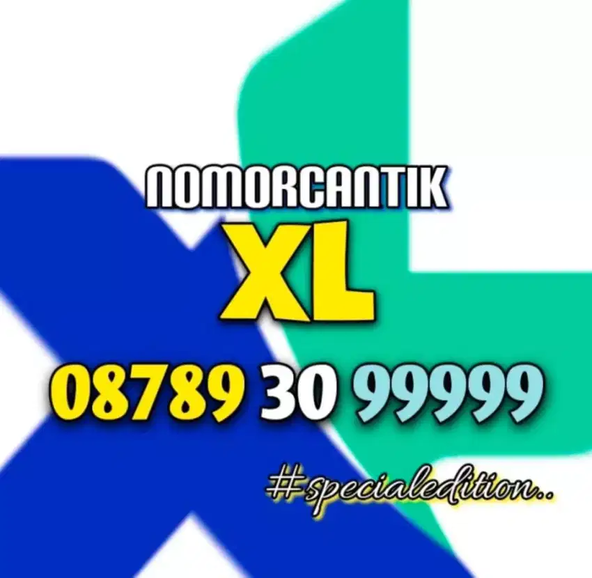 (bisa COD) nomor CANTIK kartu XL HOKI PANCA 99999