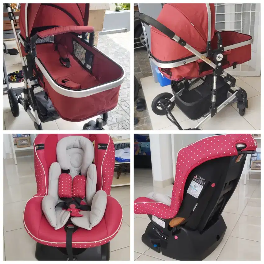 Stroler & Car seat like new jual cepet