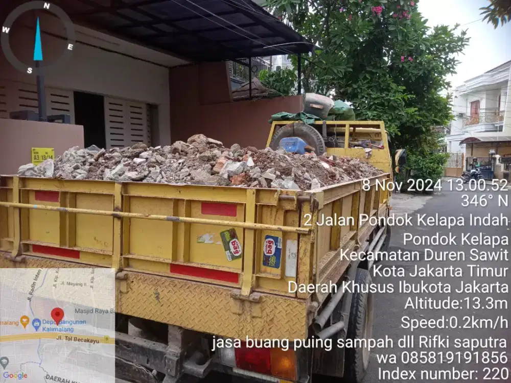 Jasa angkutan barang proyek maupun perumahan