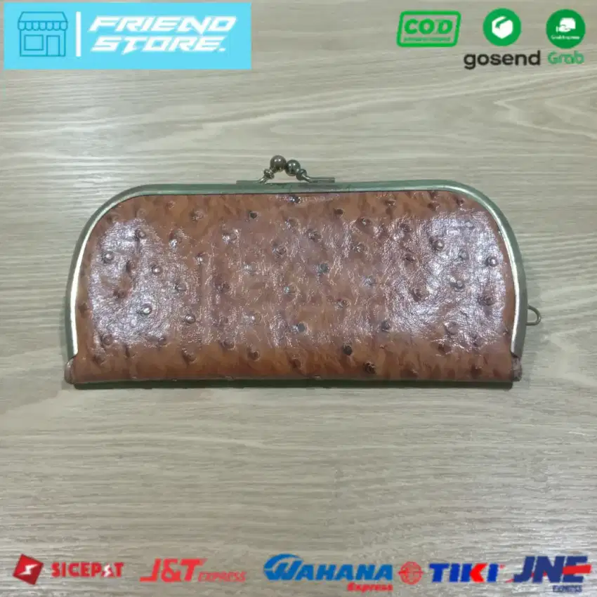 Dompet Antik Kulit Burung Unta (Second)