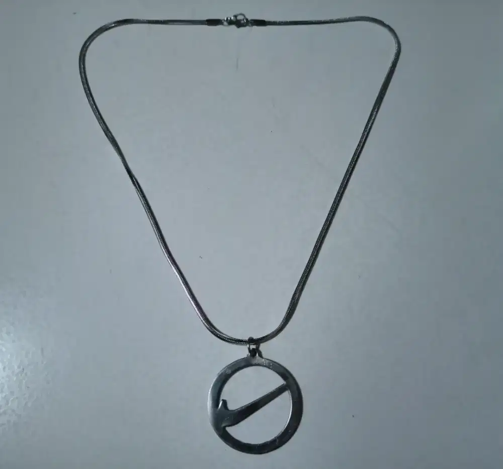 [ NIKE SWOOSH ] KALUNG SILVER TITANIUM PIPIH NIKE SWOOSH.