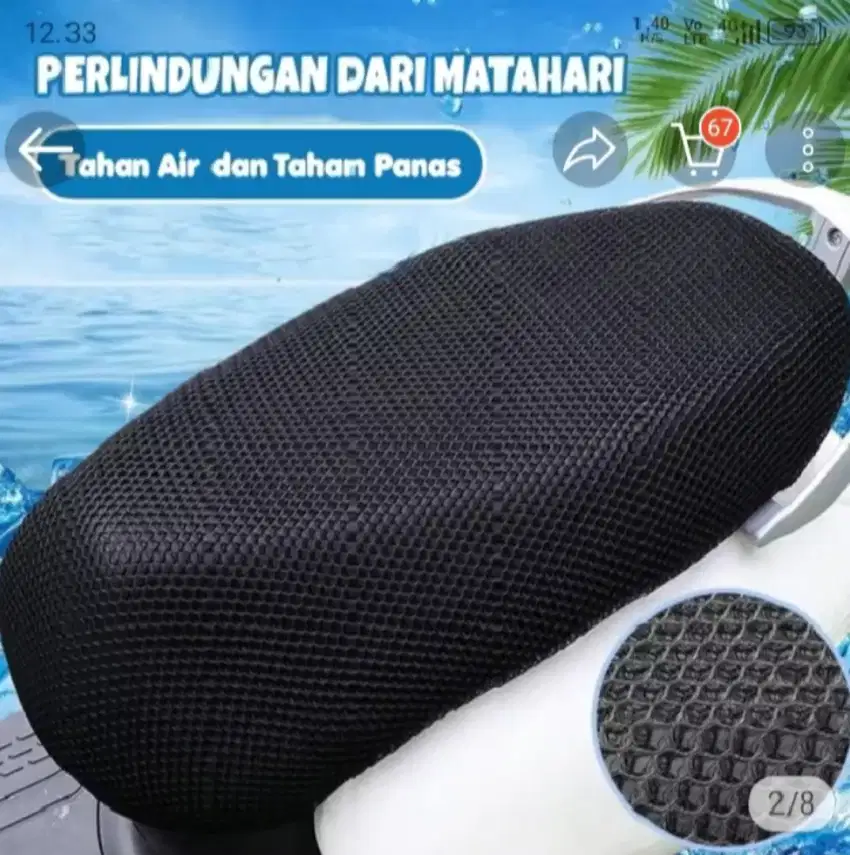 Sarung/Cover/Jaring Jok Motor NMax-PCX