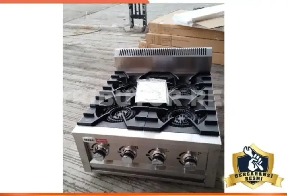 Kompor Gas Getra 4 Tungku Open Burner