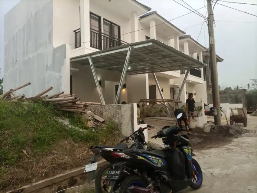 Kanopi baja ringan atap spandek polos SNI
