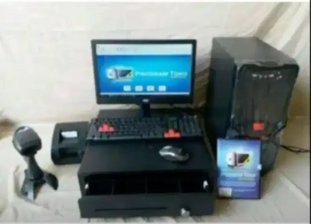 PAKET KOMPUTER KASIR LENGKAP SIAP PAKAI TERMURAH TOKO APOTEK DLL