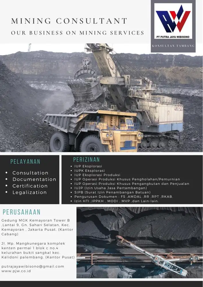 Konsultan Perizinan Pertambangan