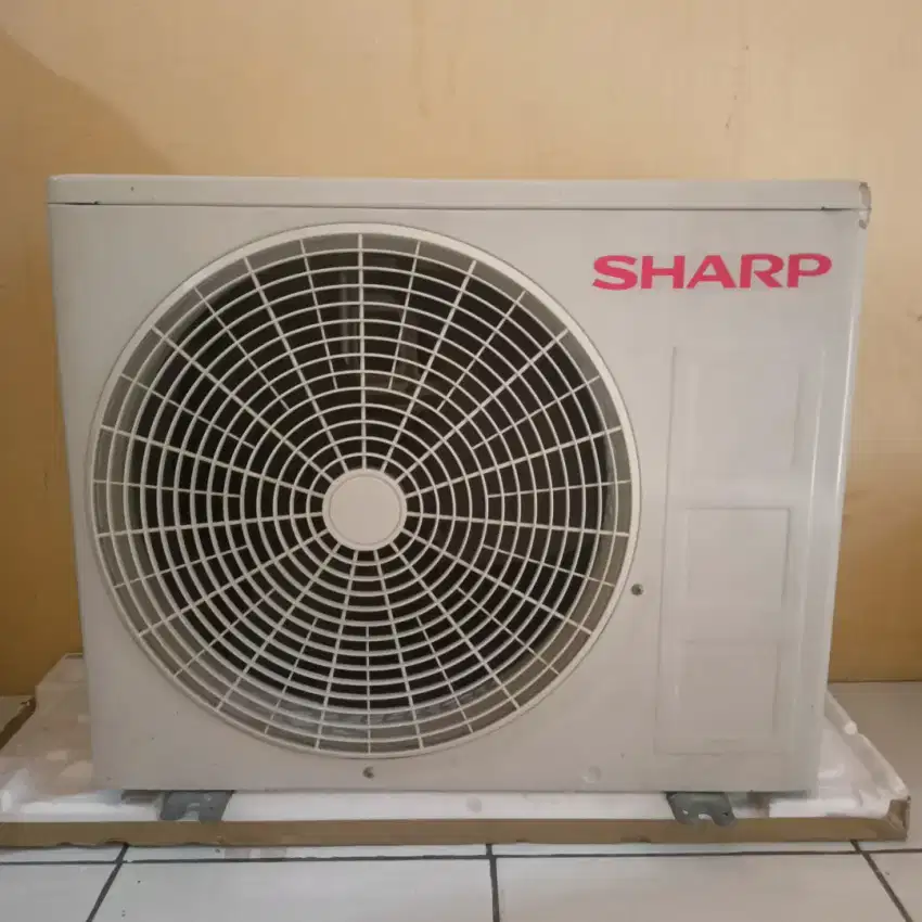 di jual outdoor AC Sharp 3/4 pk+ jasa pasang