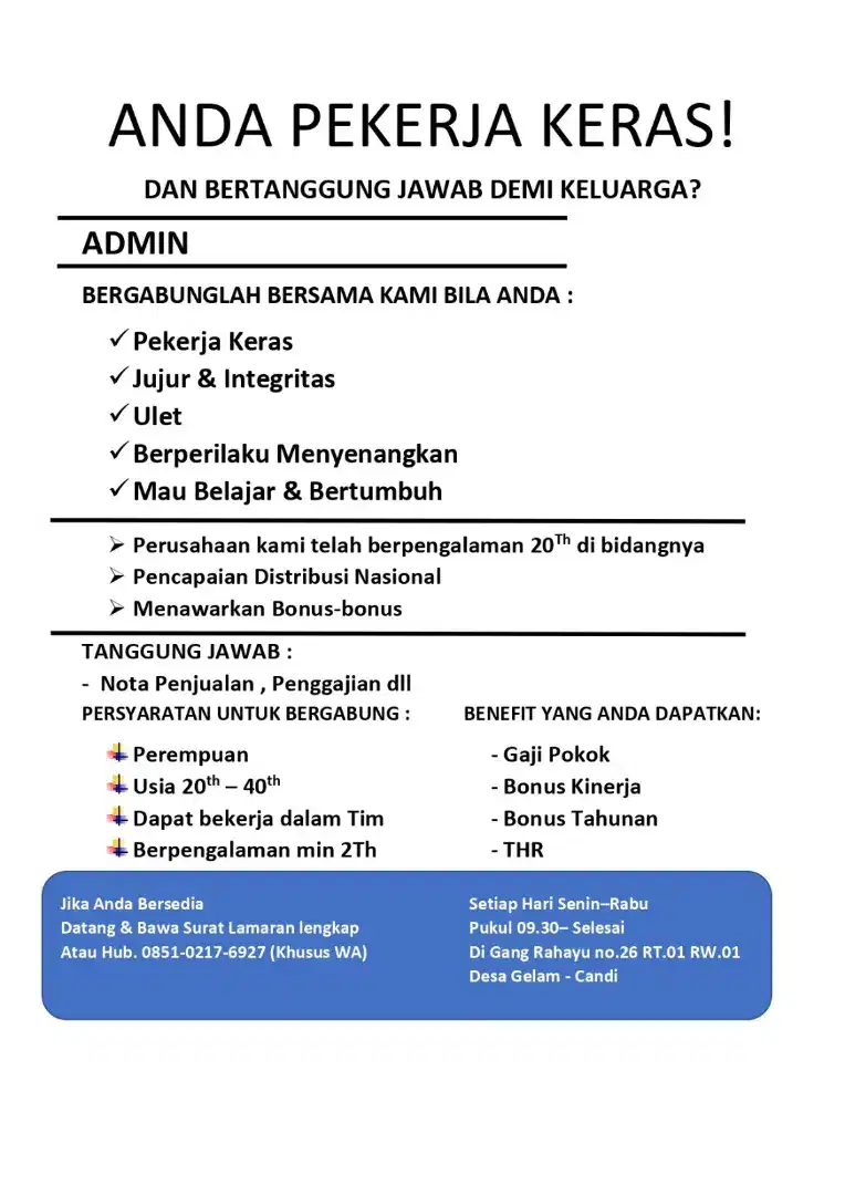 Administrasi umum (085102176927)