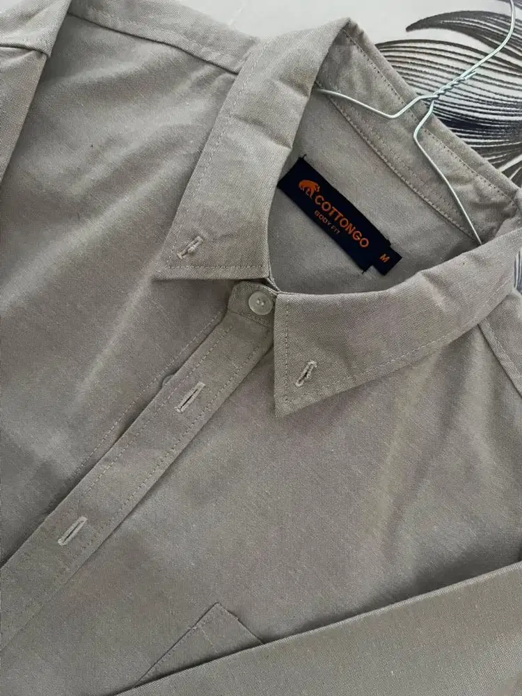 OBRAL Kemeja Oxford Beige