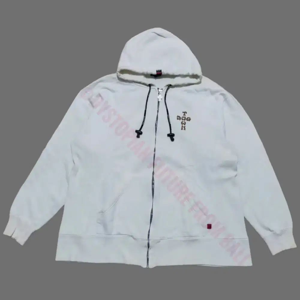Rare Vintage Dogtown Black Dragon Skull Zip Hoodie