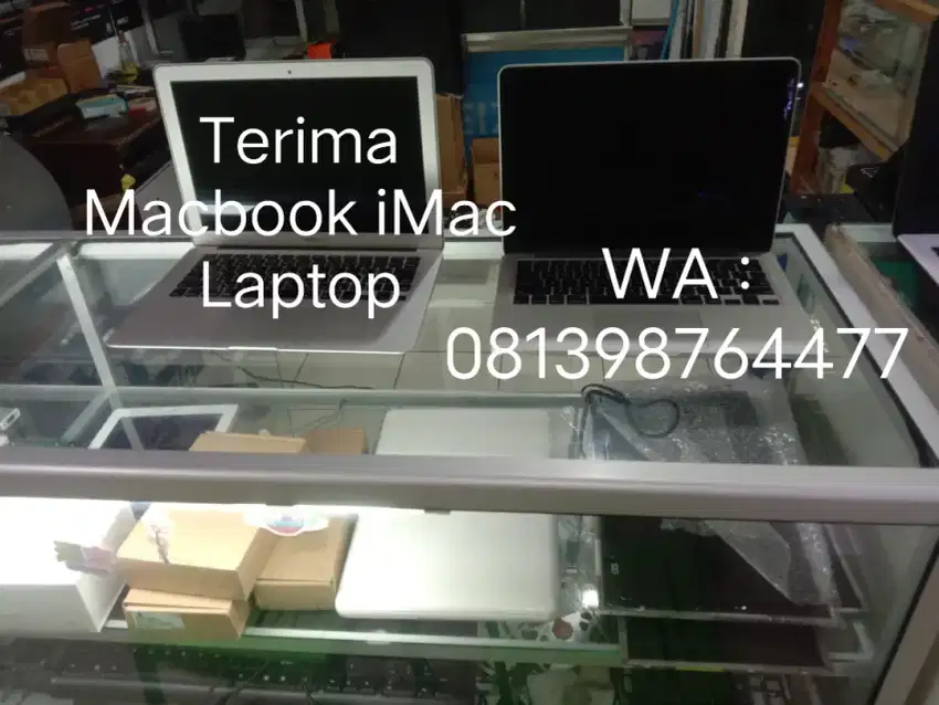 Jual beli macbook laptop iMac seken terima bgs rusak mati total matot