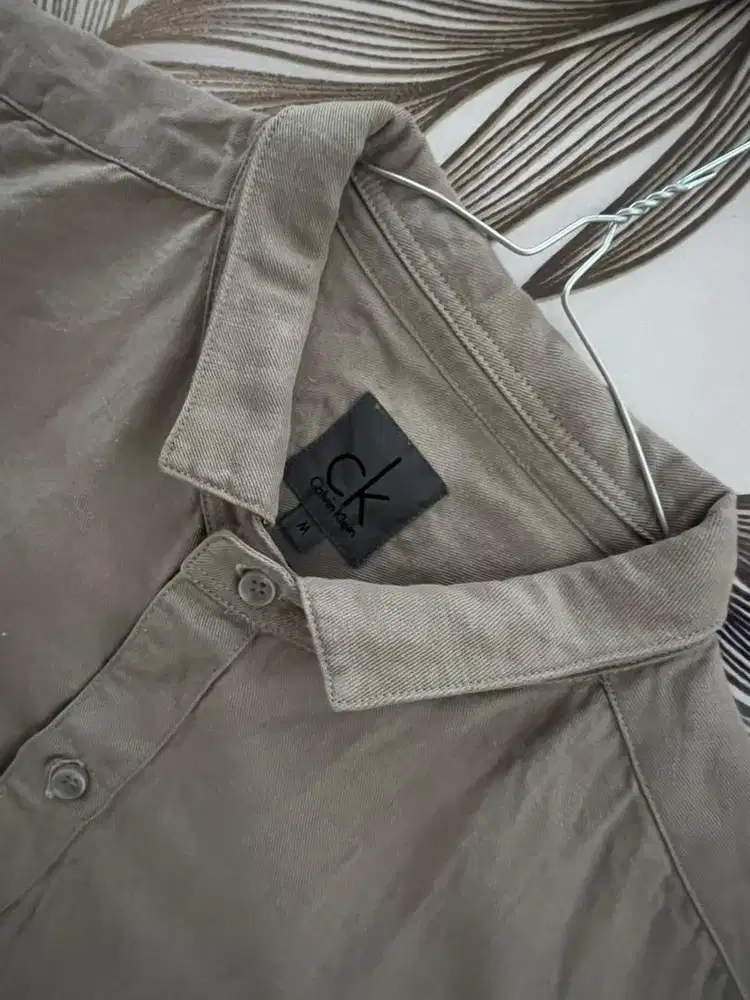 OBRAL Kemeja Lengan 3/4 Brown