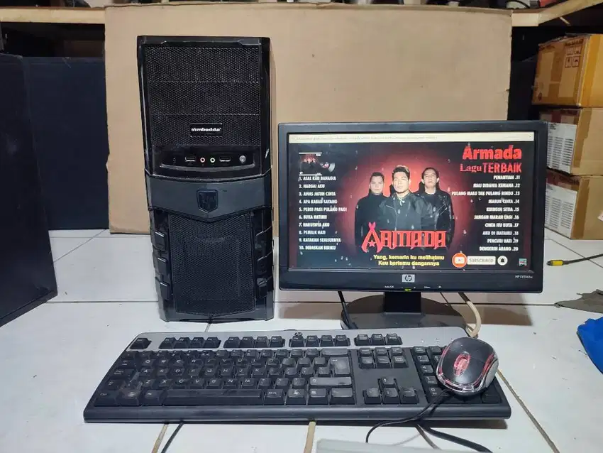 1set komputer core i3 ram 4gb wifi tinggal pakai program lengkap.