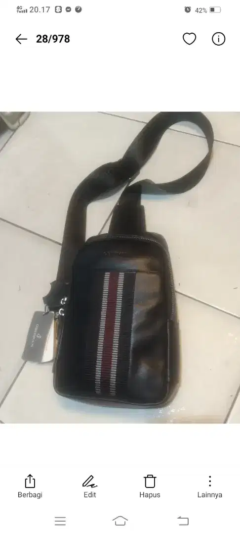 Tas Selempang Pria OBERMAIN Original.