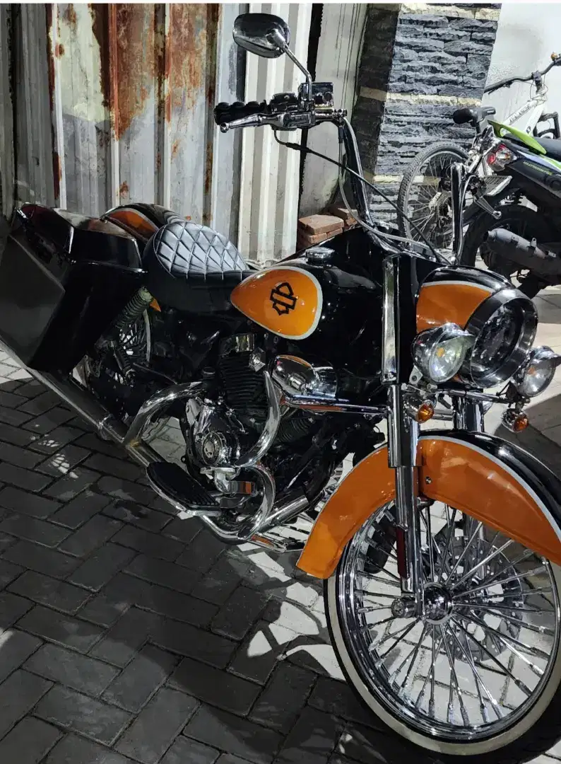 Jual motor Kaisar rubby custom Harley davidson