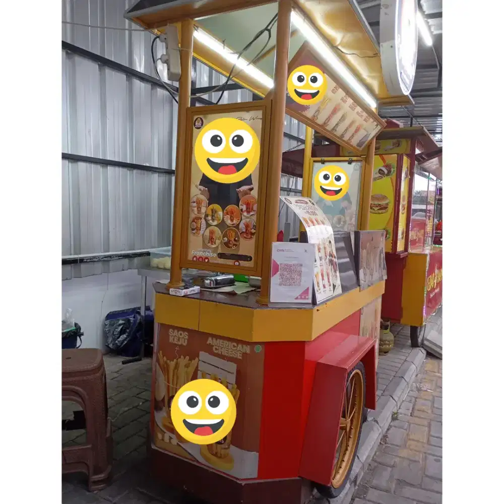 Booth gerobak jualan