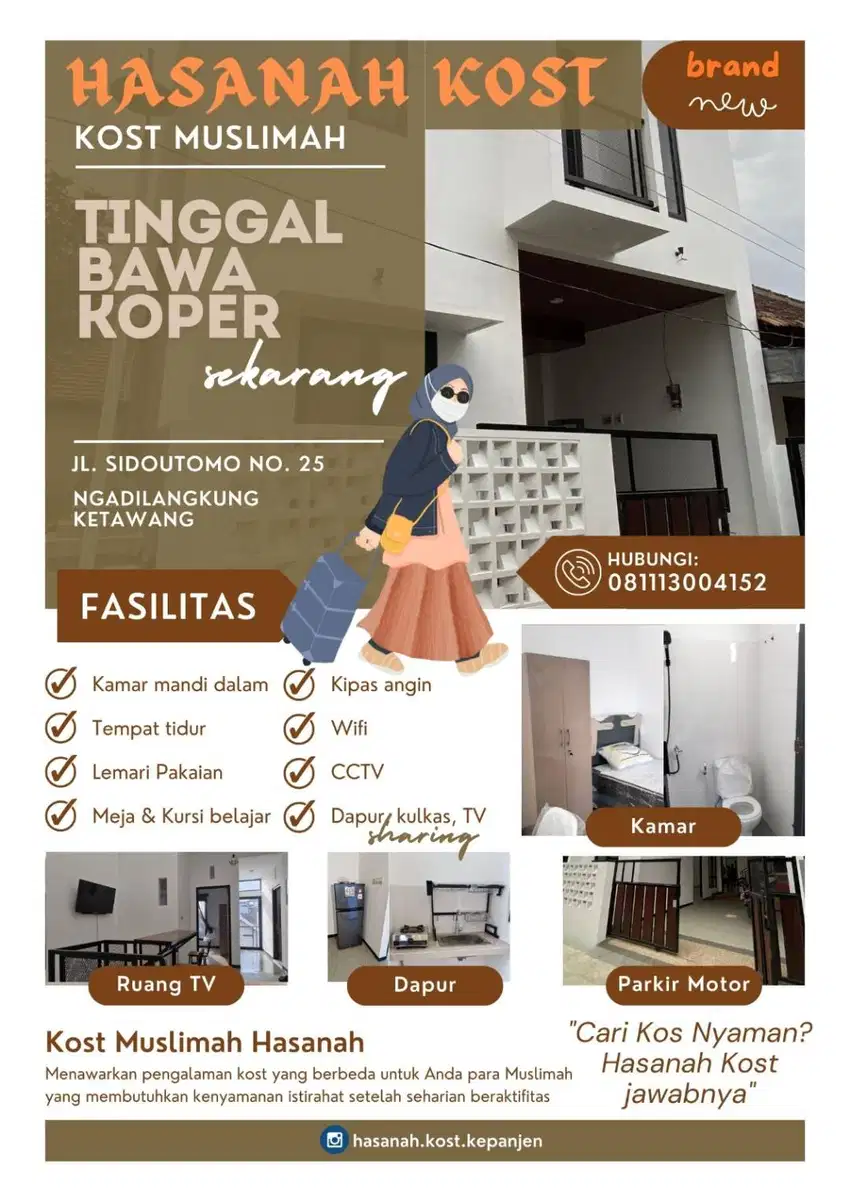 Kost Muslimah di Ketawang Kepanjen Malang