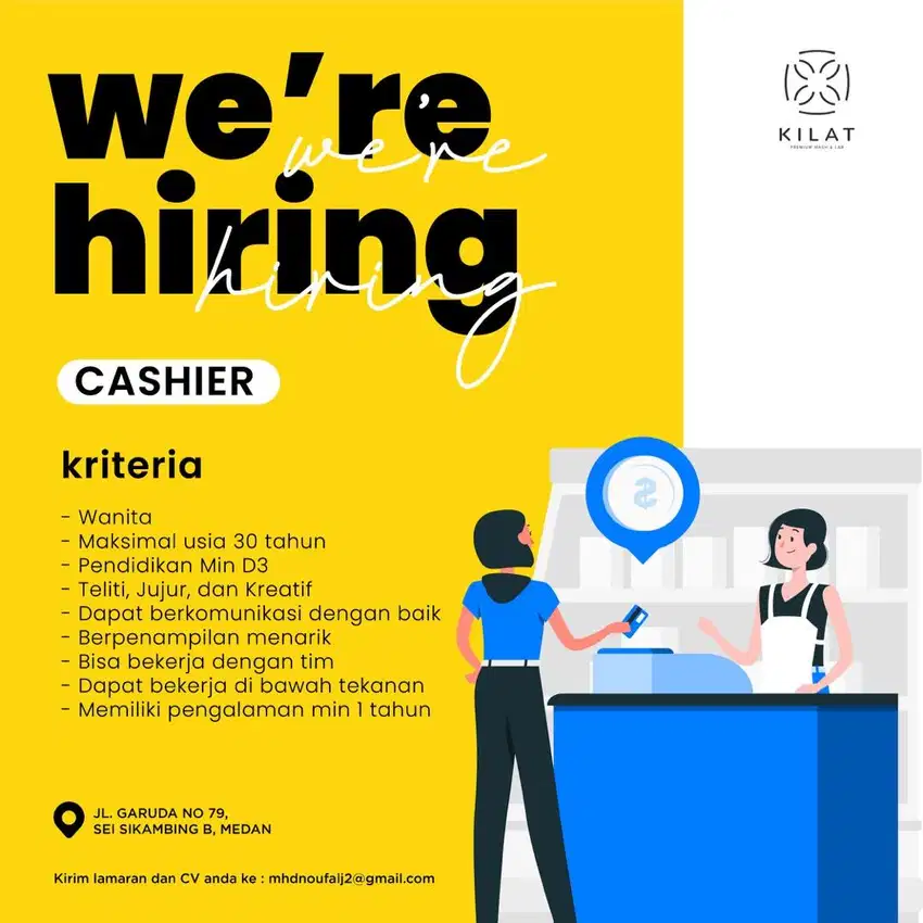 LOKER/LOWONGAN KASIR