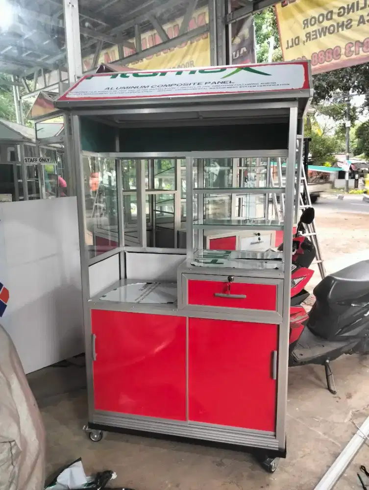 Etalase /Gerobak makanan/cod