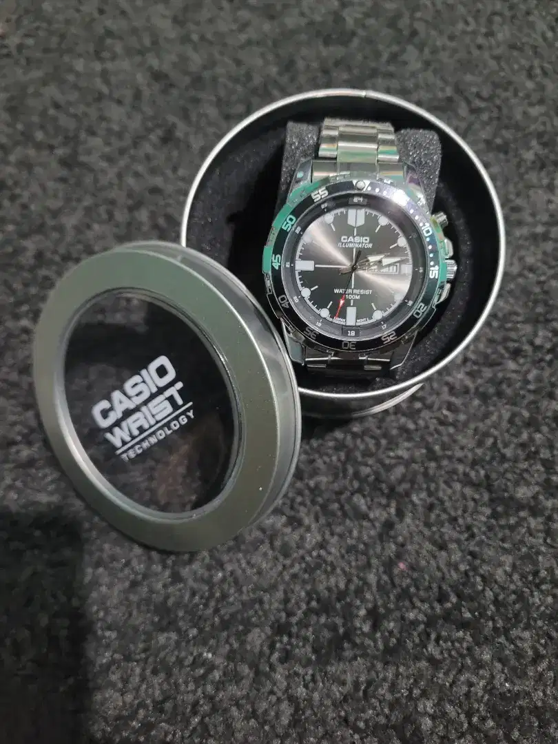 Casio MTP luminous uk 44mm cakep bgt