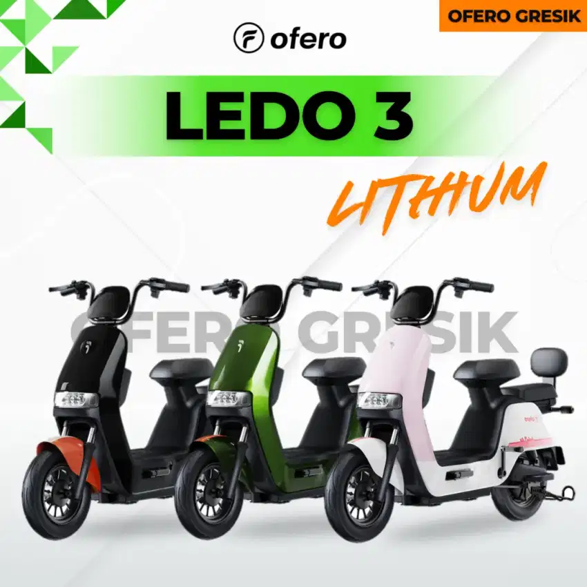 SEPEDA LISTRIK OFERO LEDO 3 LITHIUM E-BIKE/SPEED 45KM POWER 500W