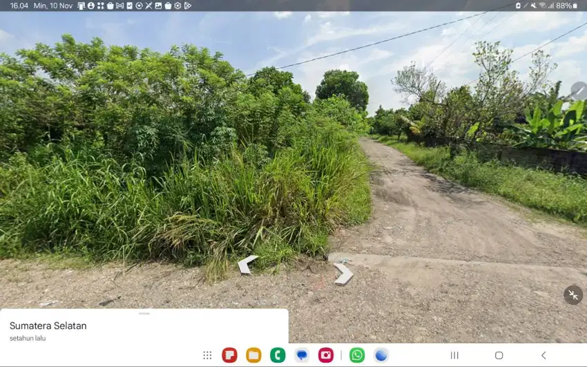 Dijual Lahan kosong dekat Tol Palembang - Inderalaya