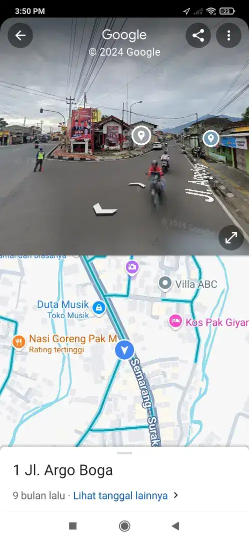 Tanah pinggir jalan, argamas, salatiga