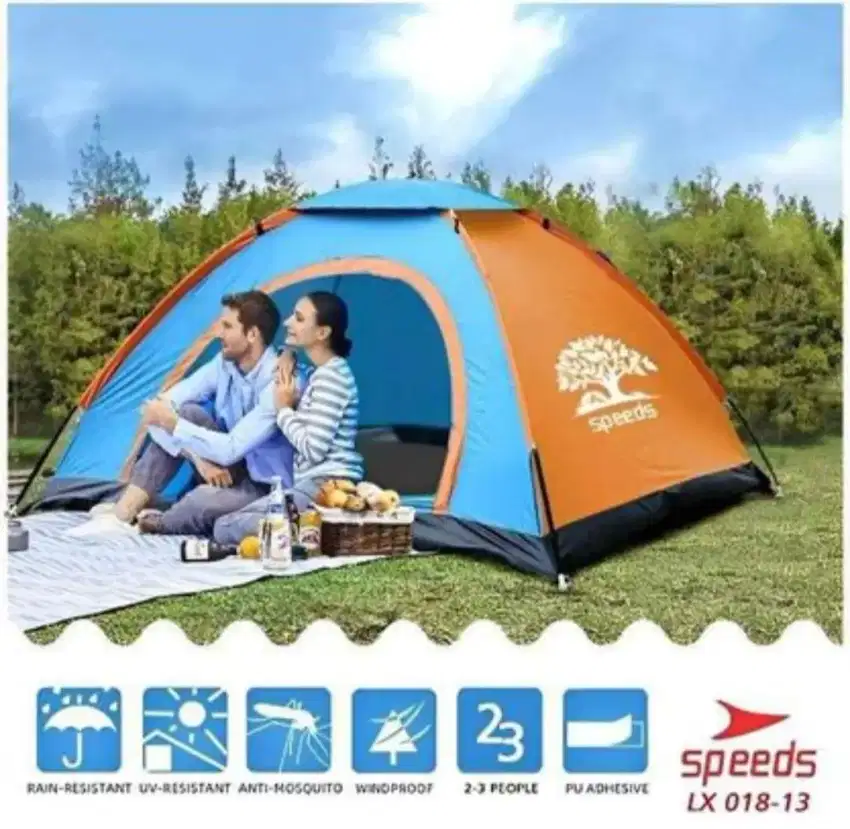 TENDA SPEEDS 1 PINTU 018-13 (WATERPROOF & ULTRAVIOLETPROOF)