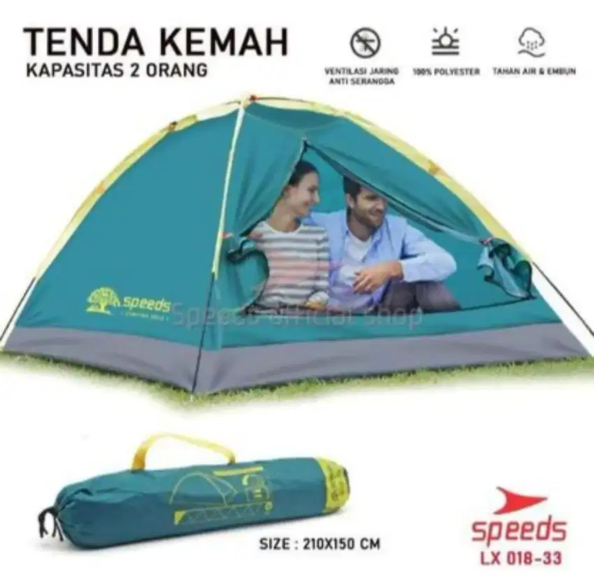 TENDA SPEEDS 1 PINTU 018-33 (KAPASITAS 1-2 ORANG)