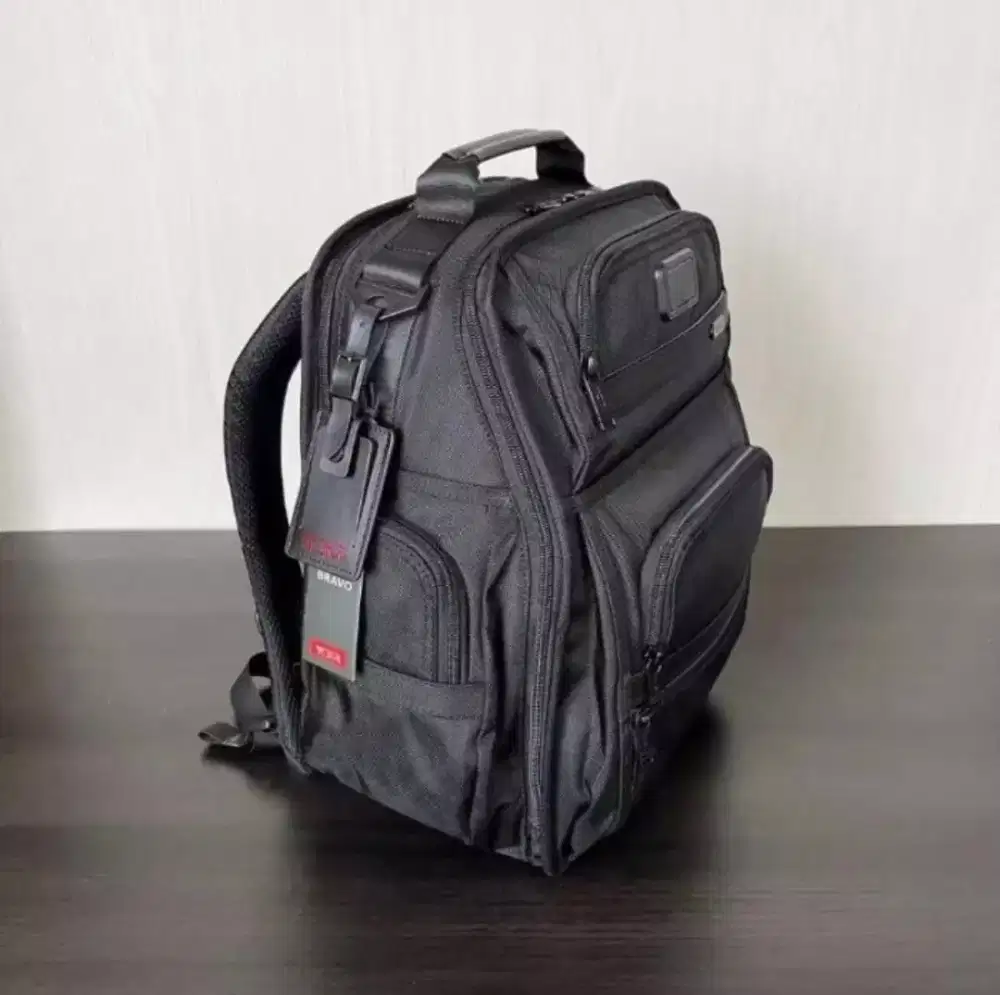 Tas Tumi Alpha Bravo 3 Briefcase New Backpack Hitam Tas ransel tumi